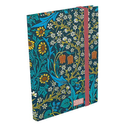 Gifted Stationery A6 Notebook William Morris Blackthorn Softcover Lined Journal
