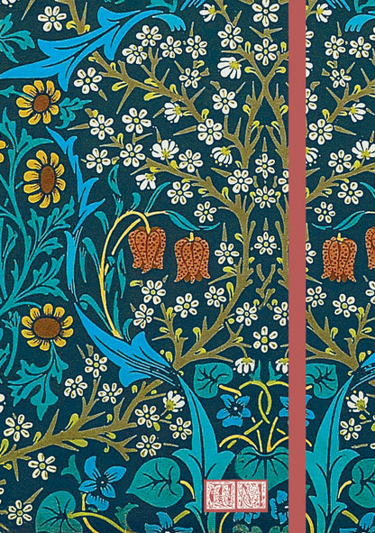 Gifted Stationery A6 Notebook William Morris Blackthorn Softcover Lined Journal