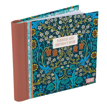 Gifted Stationery Address & Birthday Book William Morris Blackthorn Design