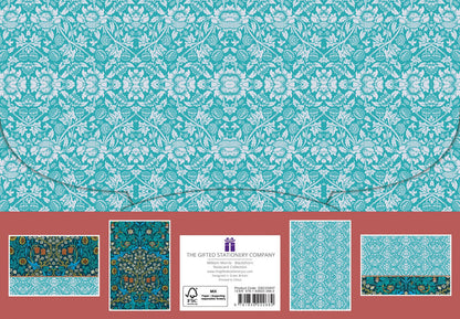 Gifted Stationery Notecard Collection William Morris Blackthorn 20 Notecards