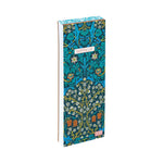 Gifted Stationery Magnetic Shopping List Pad William Morris Blackthorn Dark Blue