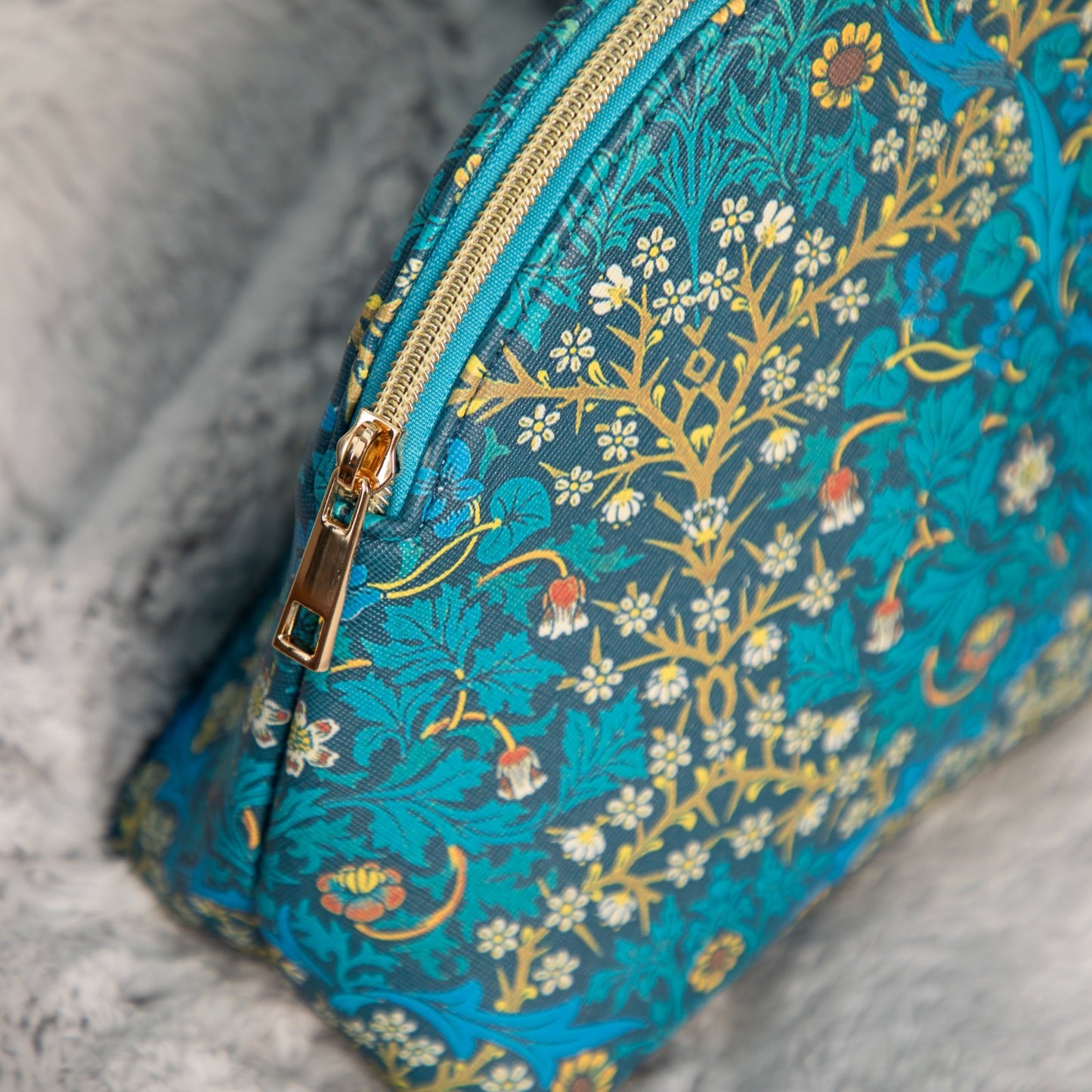 Gifted Stationery Cosmetic Bag William Morris Blackthorn Travel Toiletry Bag