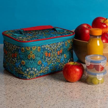 Gifted Stationery Insulated Lunch Bag William Morris Blackthorn Work Or Travel