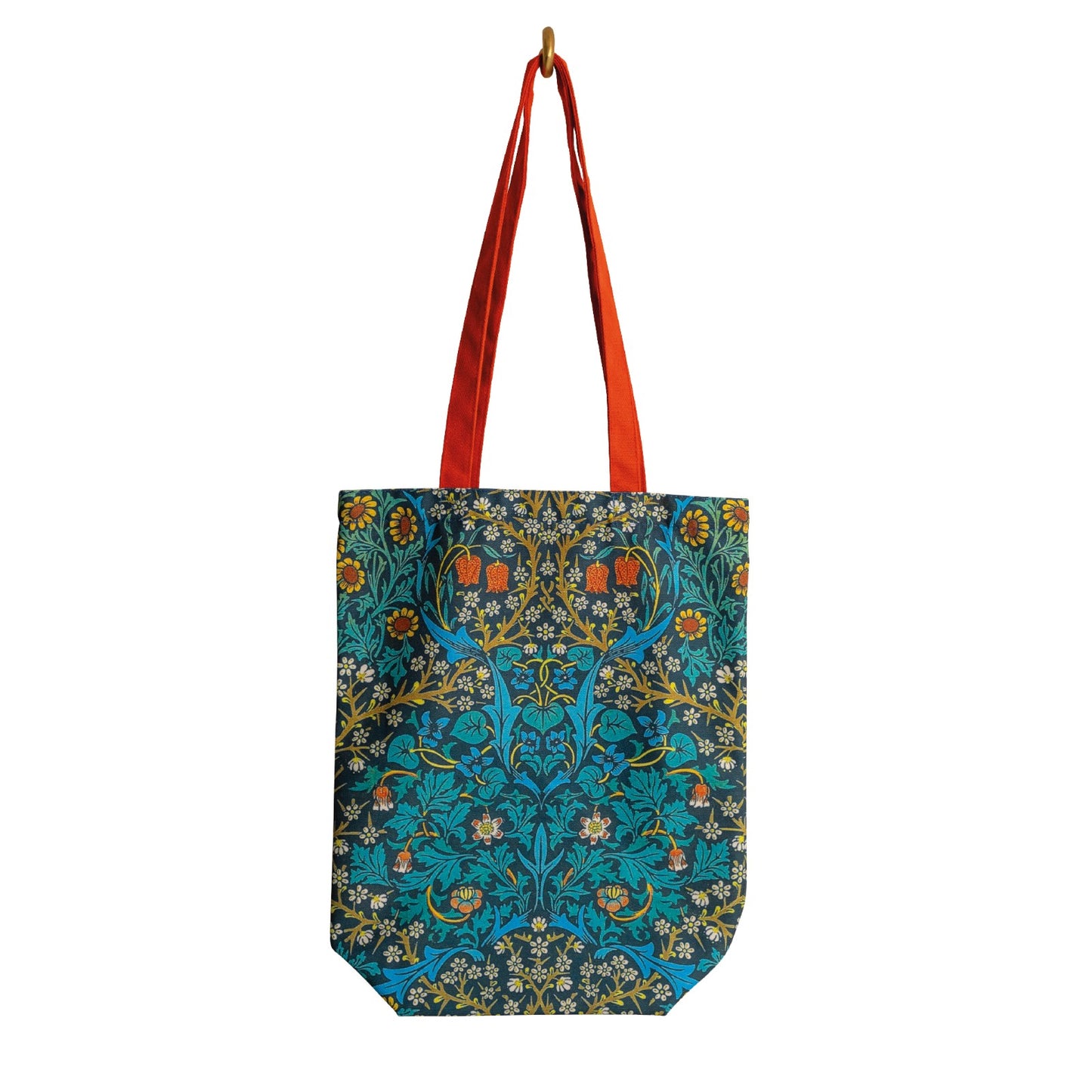 Gifted Stationery Tote Bag William Morris Blackthorn Design Fabric Shopping Bags