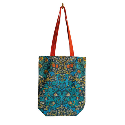 Gifted Stationery Tote Bag William Morris Blackthorn Design Fabric Shopping Bags