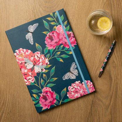 Gifted Stationery A4 Notebook Flutter Design Softcover Lined Journal