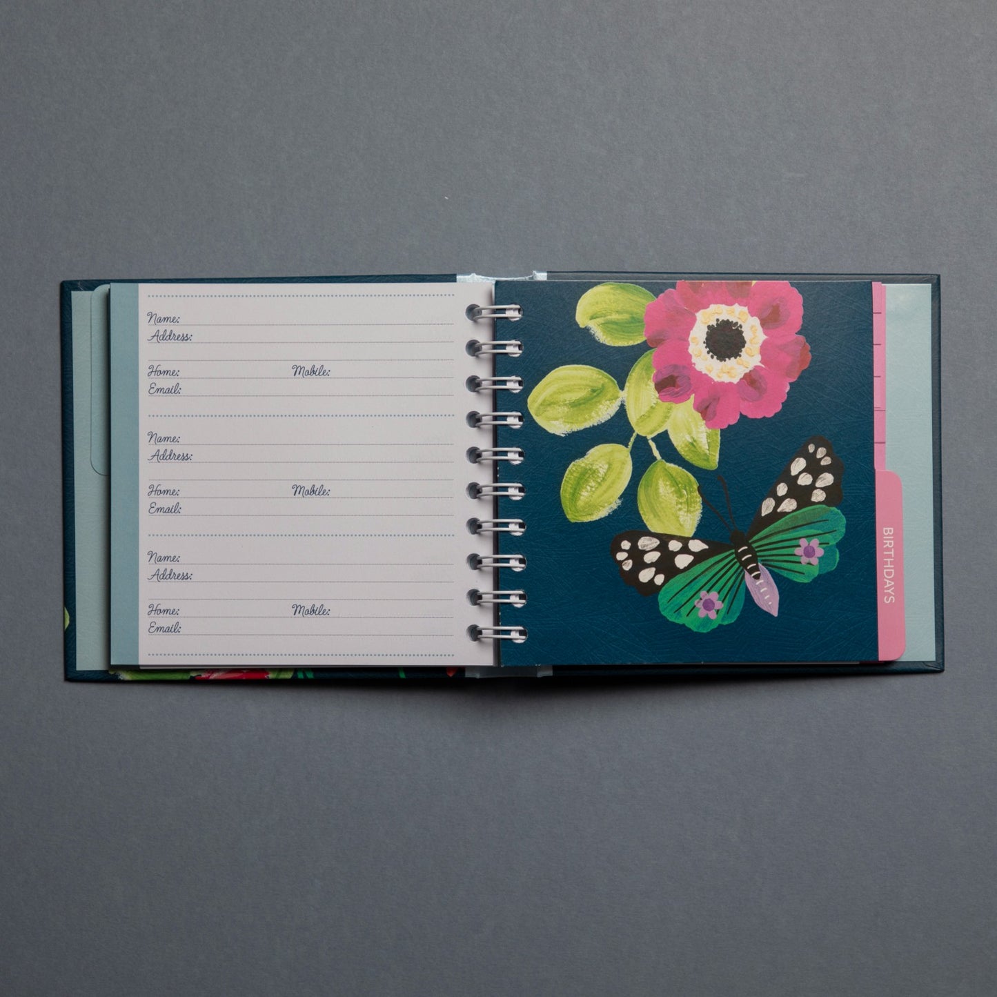 Gifted Stationery Address & Birthday Book Flutter Design