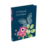 Gifted Stationery Notecard Wallet Flutter Design 12 Notecards & Envelopes