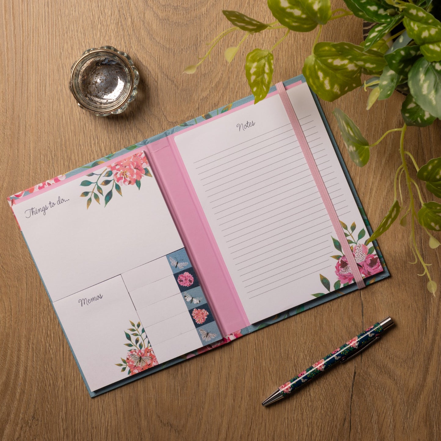 Gifted Stationery Sticky Notes Folder Flutter Design To-Do List Organiser