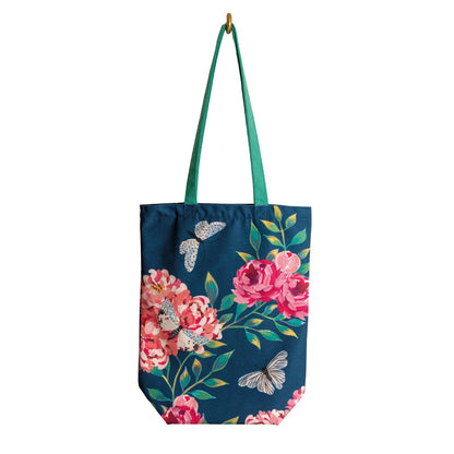 Gifted Stationery Tote Bag Flutter Design Fabric Shopping Bags
