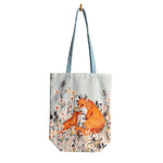 Gifted Stationery Tote Bag Foxy Tales Design Fabric Shopping Bags
