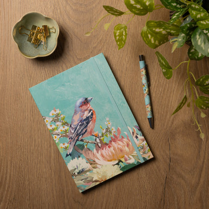 Gifted Stationery A5 Notebook Symphony Design Softcover Lined Journal