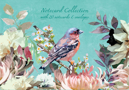 Gifted Stationery Notecard Collection Symphony Design 20 Notecards & Envelopes