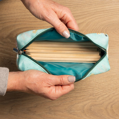 Gifted Stationery Pencil Case Symphony Design Zipped Fabric Pouch