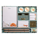 Gifted Stationery Gift Set Foxy Tales Design Pencils, Pads & Desk Accessories