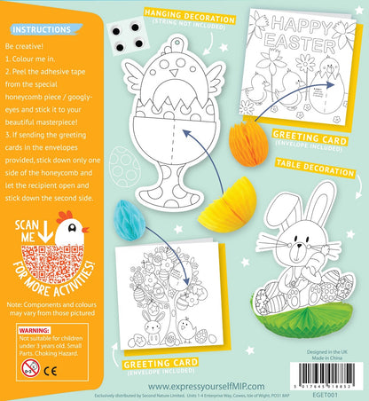 Easter Chick Get Set Make Activity Pack Colouring In Set