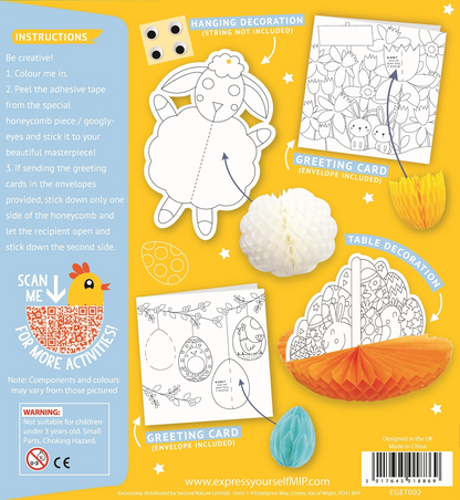 Easter Basket Get Set Make Activity Pack Colouring In Set