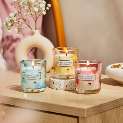 Three Mini Candle Gift Set Candle-Lit Delight! Candle Gift Idea