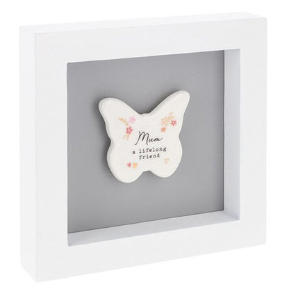 Heartfelt Art Mum A Lifelong Friend Flutter Love! Wall Plaque Gift Idea
