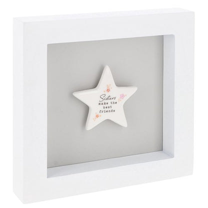 Heartfelt Art Sisters Make The Best Friends Best Buds Wall Plaque Gift Idea