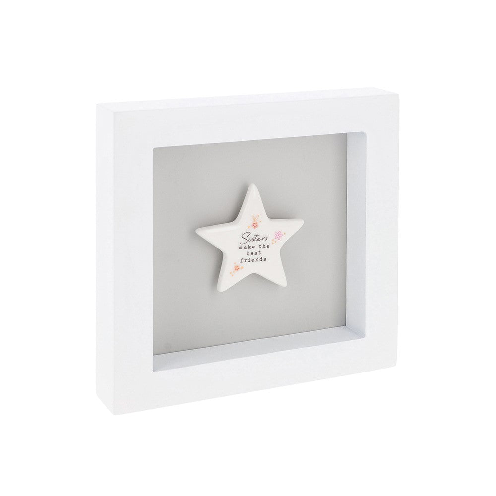 Heartfelt Art Sisters Make The Best Friends Best Buds Wall Plaque Gift Idea