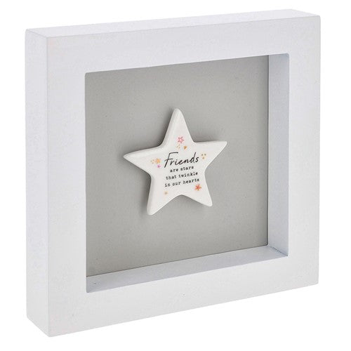 Heartfelt Art Friends Are Stars That Twinkle In Our Hearts Wall Plaque Gift Idea