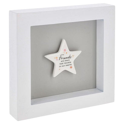 Heartfelt Art Friends Are Stars That Twinkle In Our Hearts Wall Plaque Gift Idea