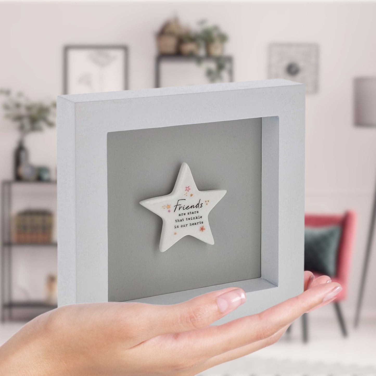 Heartfelt Art Friends Are Stars That Twinkle In Our Hearts Wall Plaque Gift Idea