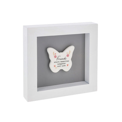 Heartfelt Art Friends Memories Laughter Love Fluttery Fun Wall Plaque Gift Idea