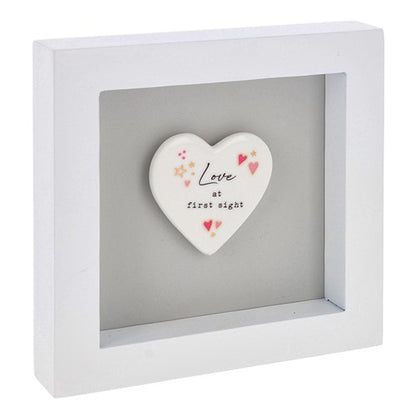 Heartfelt Art Love At First Sight Sweet Heart New Baby Wall Plaque Gift Idea