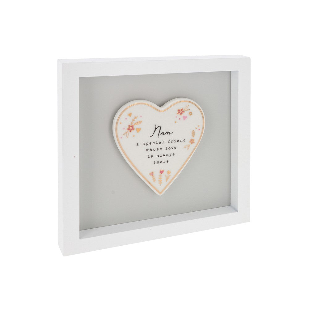 Heartfelt Art Nan A Special Friend Love Forever Blooms! Wall Plaque Gift Idea
