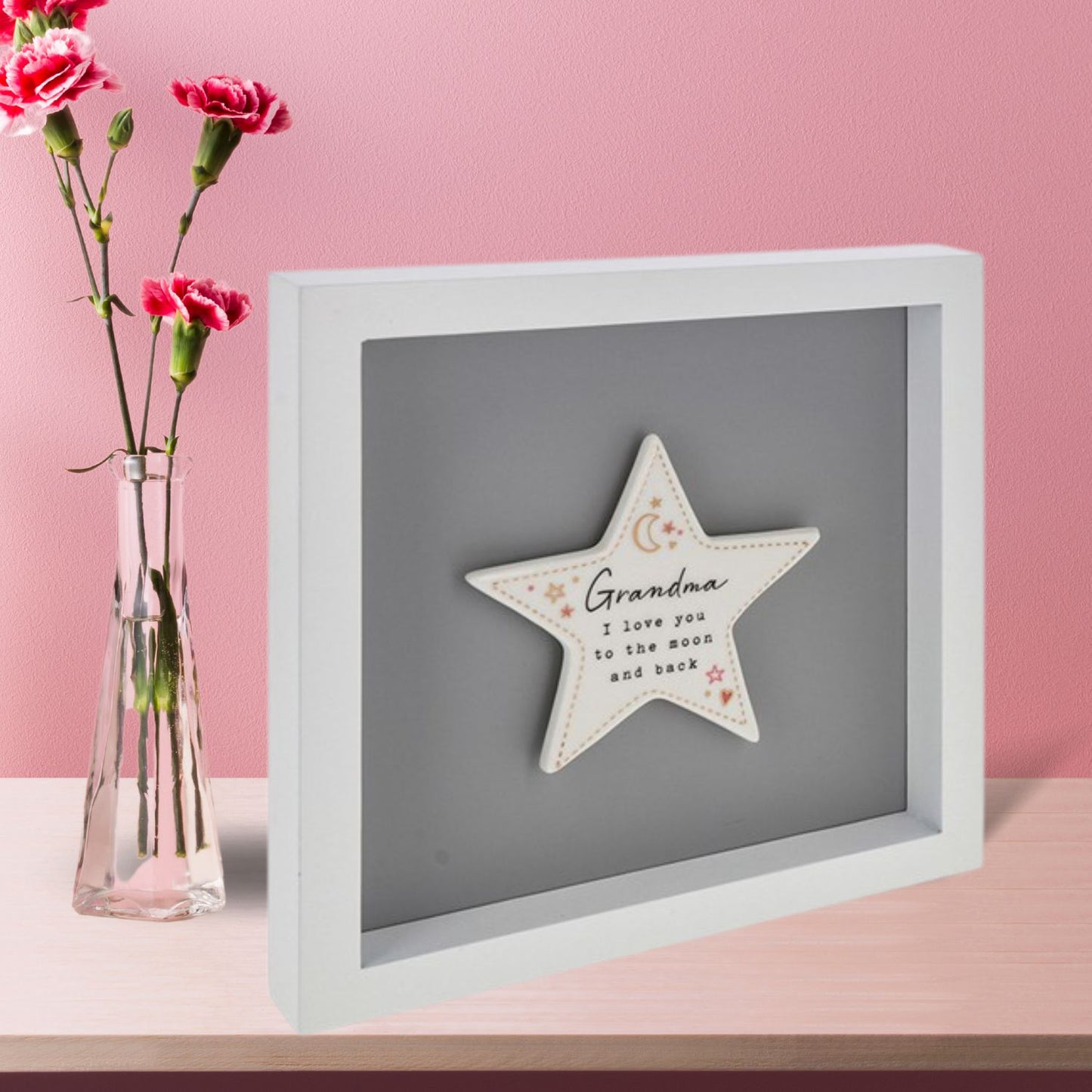 Heartfelt Art Grandma I Love You To The Moon & Back Plaque Gift Idea