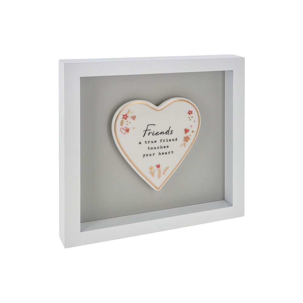 Heartfelt Art Friends A True Friend Touches Your Heart Wall Plaque Gift Idea