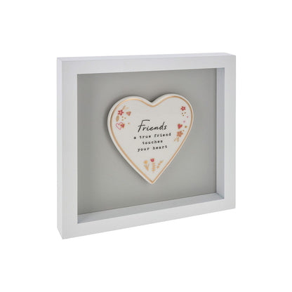 Heartfelt Art Friends A True Friend Touches Your Heart Wall Plaque Gift Idea
