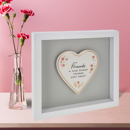 Heartfelt Art Friends A True Friend Touches Your Heart Wall Plaque Gift Idea