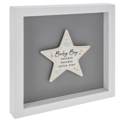 Heartfelt Art Baby Boy Twinkle Little Star New Baby Wall Plaque Gift Idea