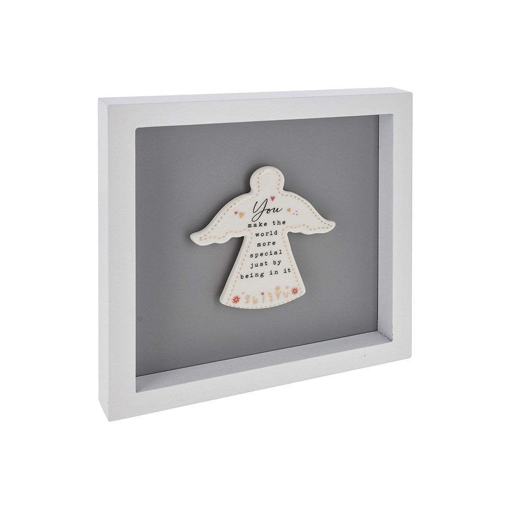 Heartfelt Art You Make The World Special By Being In It Wall Plaque Gift Idea