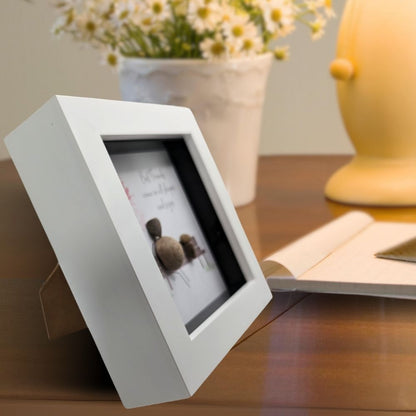 La De Da! Best Friends Mini Pebble Art Dog Framed Print Gift Idea