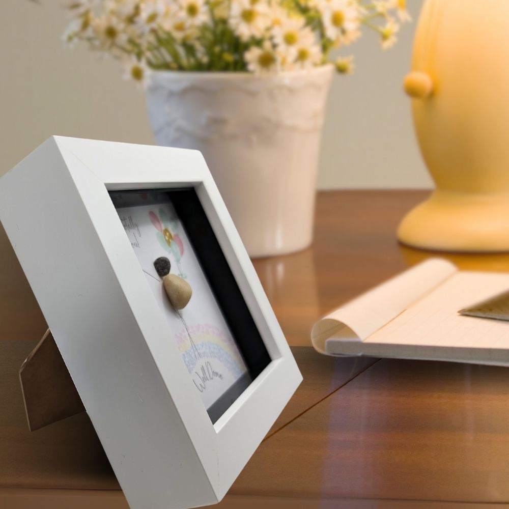 La De Da! Proud Of You Mini Pebble Art Congratulations Framed Print Gift Idea