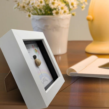 La De Da! Proud Of You Mini Pebble Art Congratulations Framed Print Gift Idea