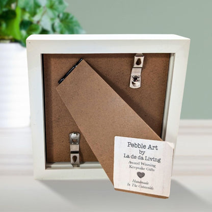 La De Da! Forever Starts Today Mini Pebble Art Wedding Framed Print Gift Idea