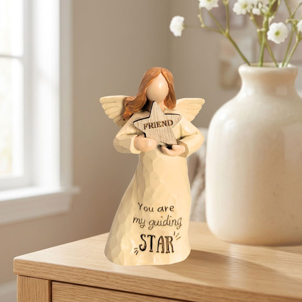 Friend You Are My Guiding Star Guardian Angel Figurine Sentimental Keepsake Gift