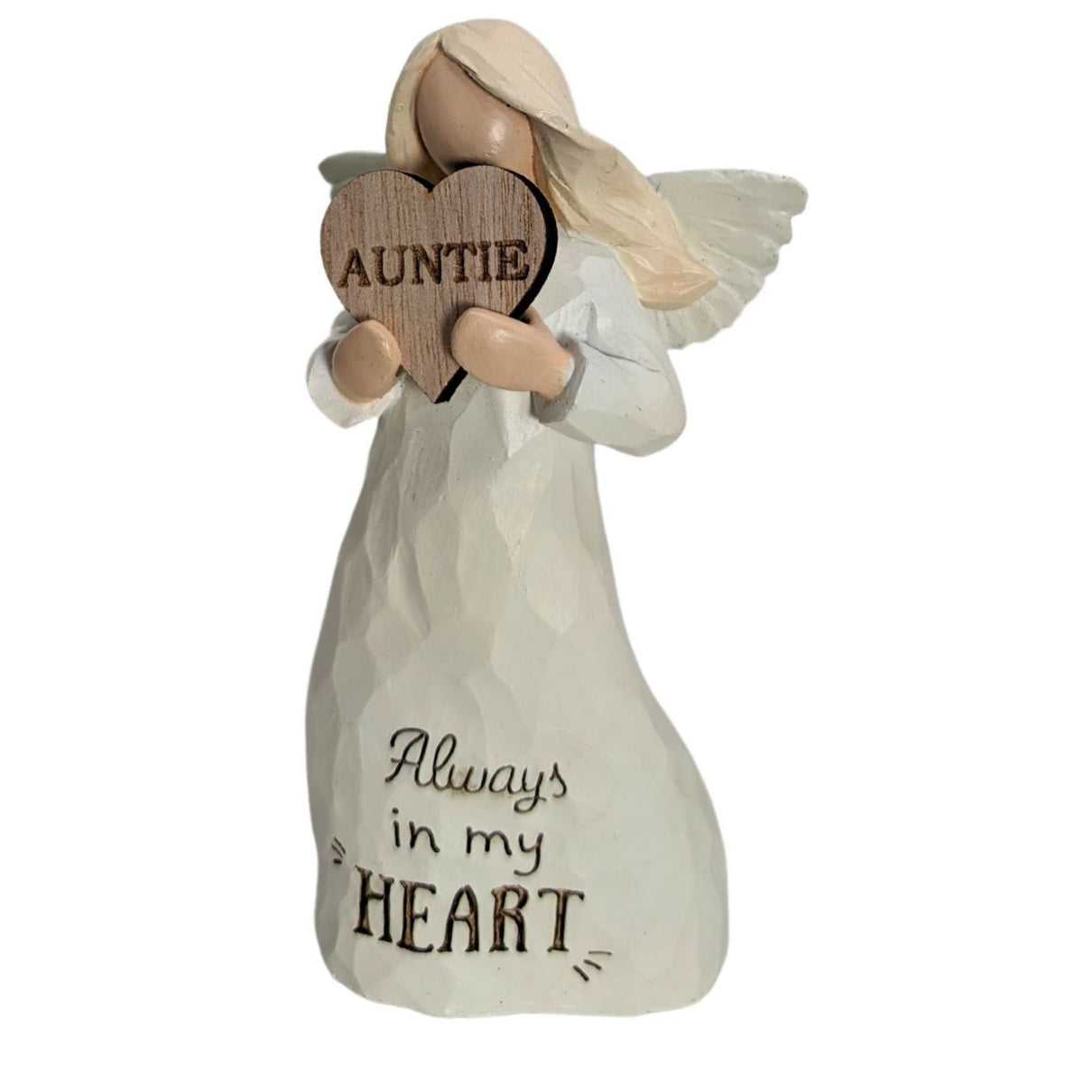 Auntie Always In My Heart Guardian Angel Figurine Sentimental Keepsake Gift
