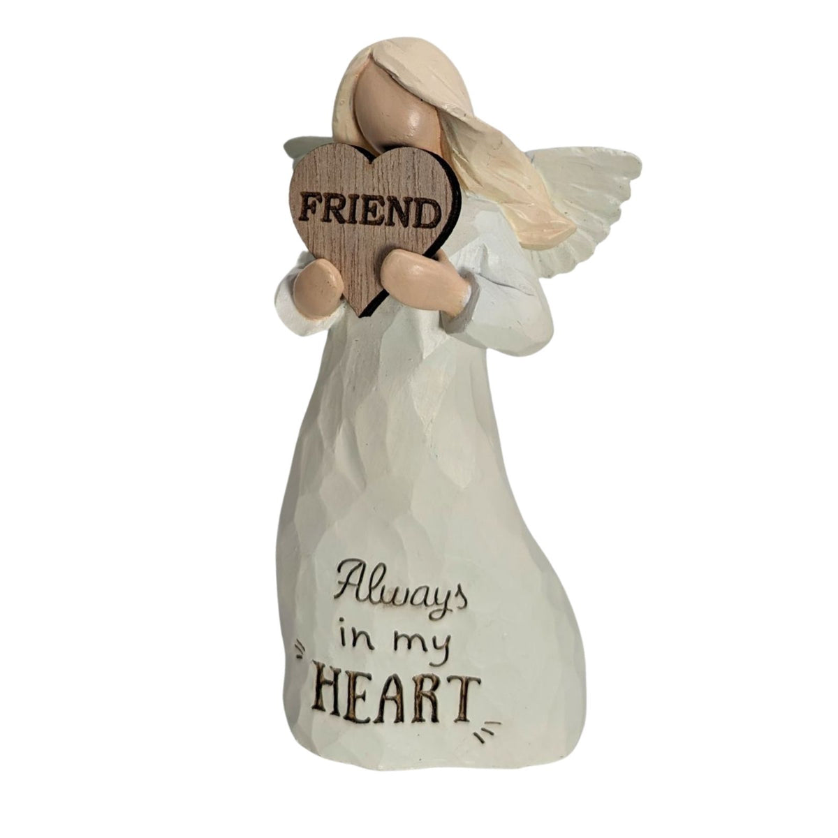 Friend Always In My Heart Guardian Angel Figurine Sentimental Keepsake Gift