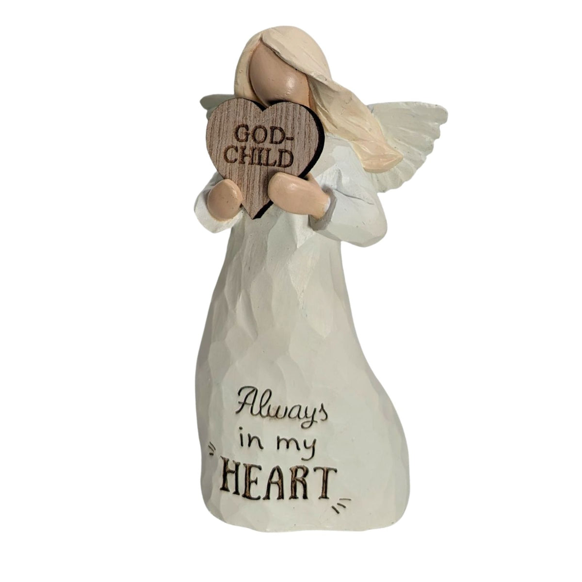 Godchild Always In My Heart Guardian Angel Figurine Sentimental Keepsake Gift