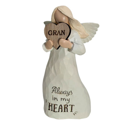 Gran Always In My Heart Guardian Angel Figurine Sentimental Keepsake Gift
