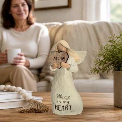 Mum Always In My Heart Guardian Angel Figurine Sentimental Keepsake Gift