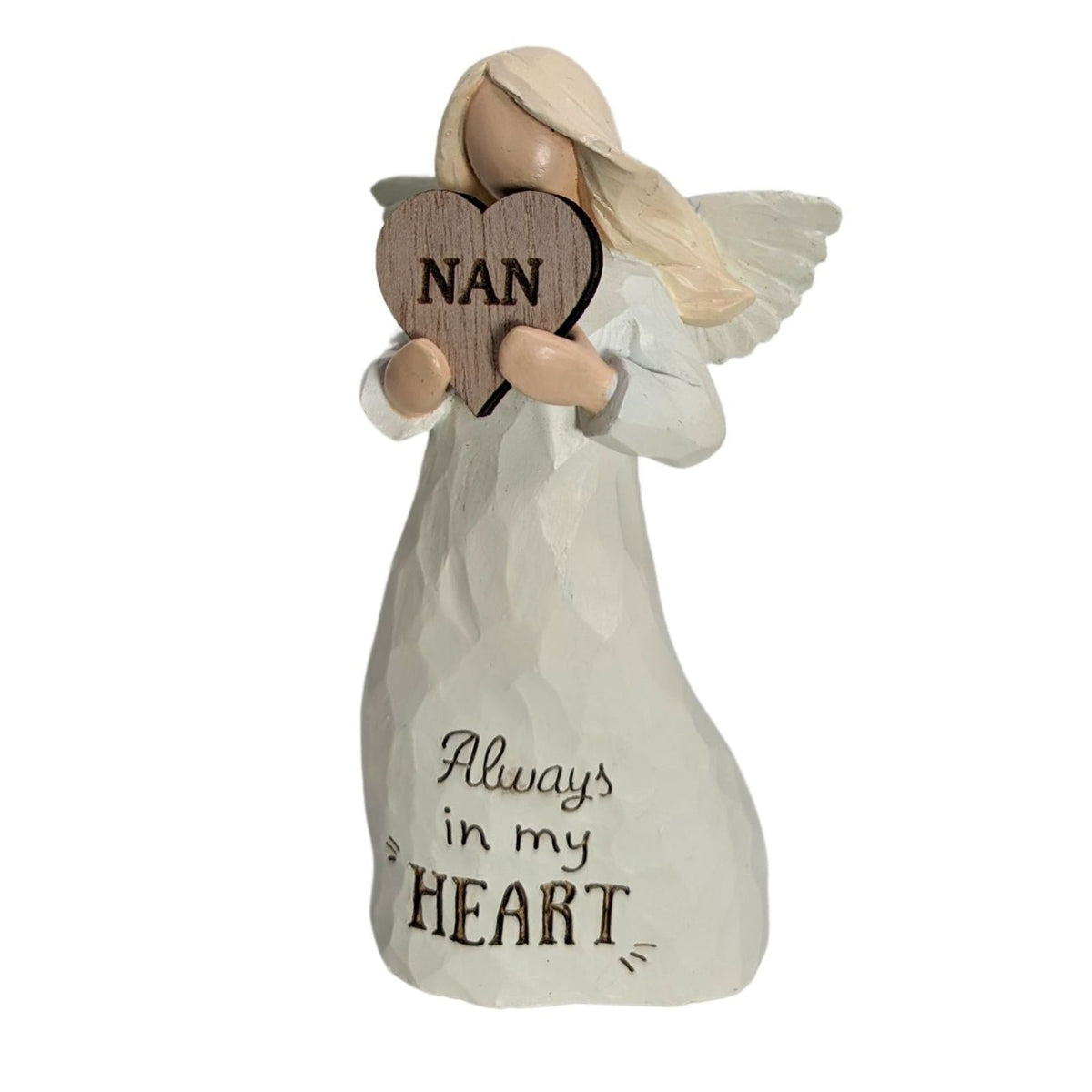 Nan Always In My Heart Guardian Angel Figurine Sentimental Keepsake Gift
