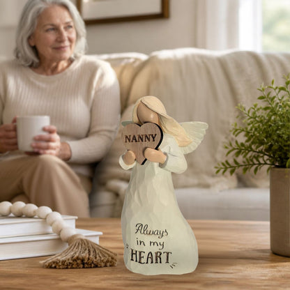 Nanny Always In My Heart Guardian Angel Figurine Sentimental Keepsake Gift