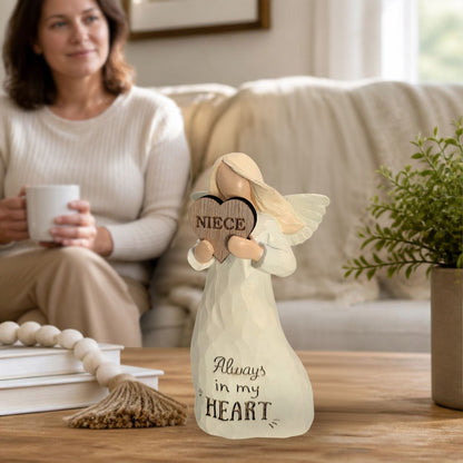 Niece Always In My Heart Guardian Angel Figurine Sentimental Keepsake Gift